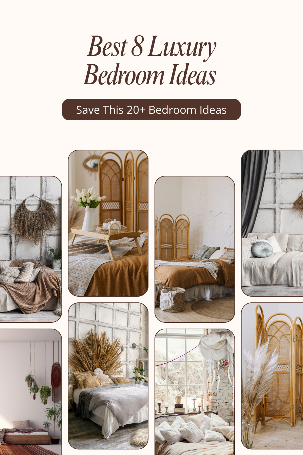 8 Luxury Bedroom Ideas